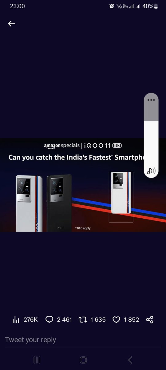 gavinadams7's tweet photo. @amazonIN #iQOO115GOnAmazonSpecials https://t.co/ZunnUeCmO9