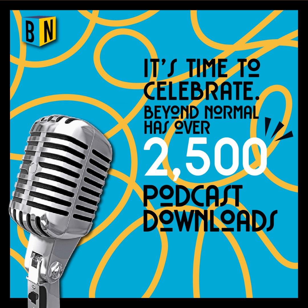 Beyond_Normal_'s tweet image. Since #beyondnormal has received 2500 downloads, it's time for a celebration! We appreciate your love and support. Season 5 is off to the best start ever!