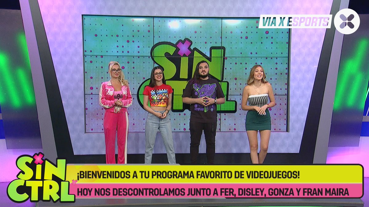 viaxesports's tweet photo. #Ahora 🔴| Comenzamos un nuevo capítulo de #SinCtrl con toda la energía de #Disley, #Fer, #Wrghtone y #Franmaira 🤩🎮
📺850 VTR
➡236 WOM https://t.co/gZjnl4DBOU