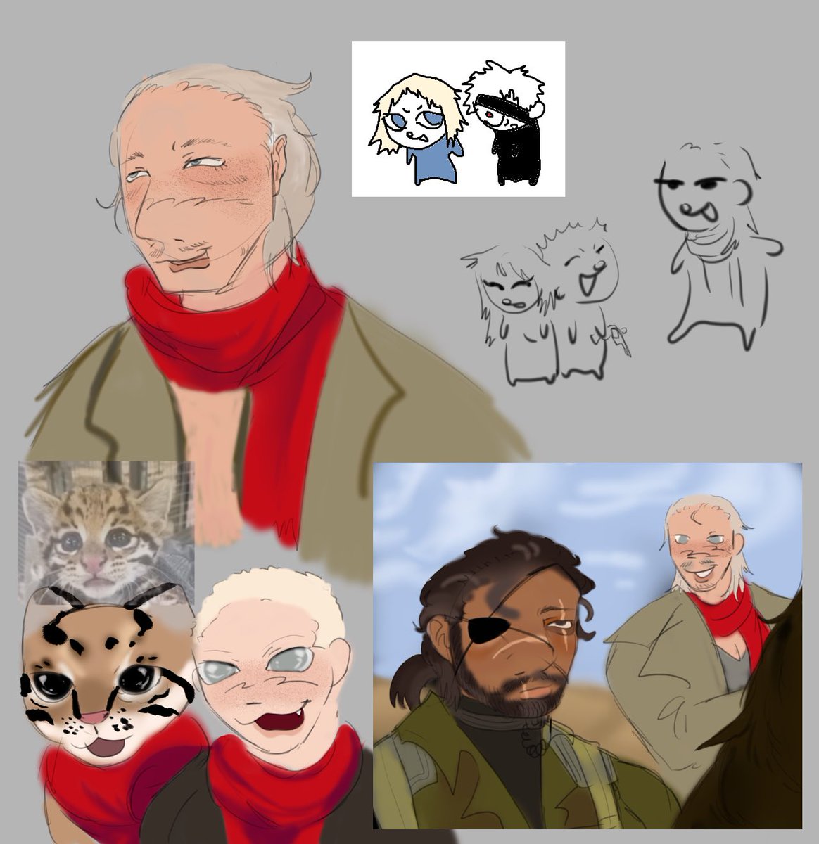 #metalgearsolid #mgs ocelot my buddy (+raiden… 🙄)