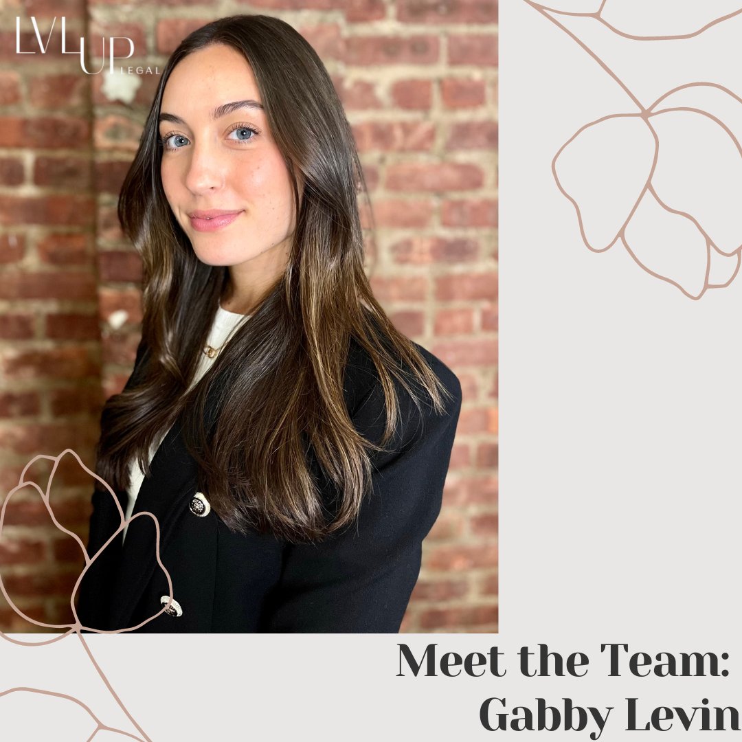 LVLUP_Legal's tweet photo. Continuing our Meet The Team Series - Meet our Legal Intern, Gabby Levin!

Swipe to learn more ➡️
.
.
.
#lvluplegal #meettheteam #team #legalteam #womeninlaw #legal #law #lawyer #attorney #nyc #womenfounders #lawfirm #teamlove #womenowned #womenownedbusiness #client https://t.co/U1cL1iV1qh