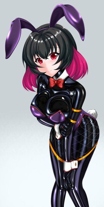 ぴっちりバニーのうちの娘 #ぴっちりスーツ #オリジナル #楓花 #バニースーツ  