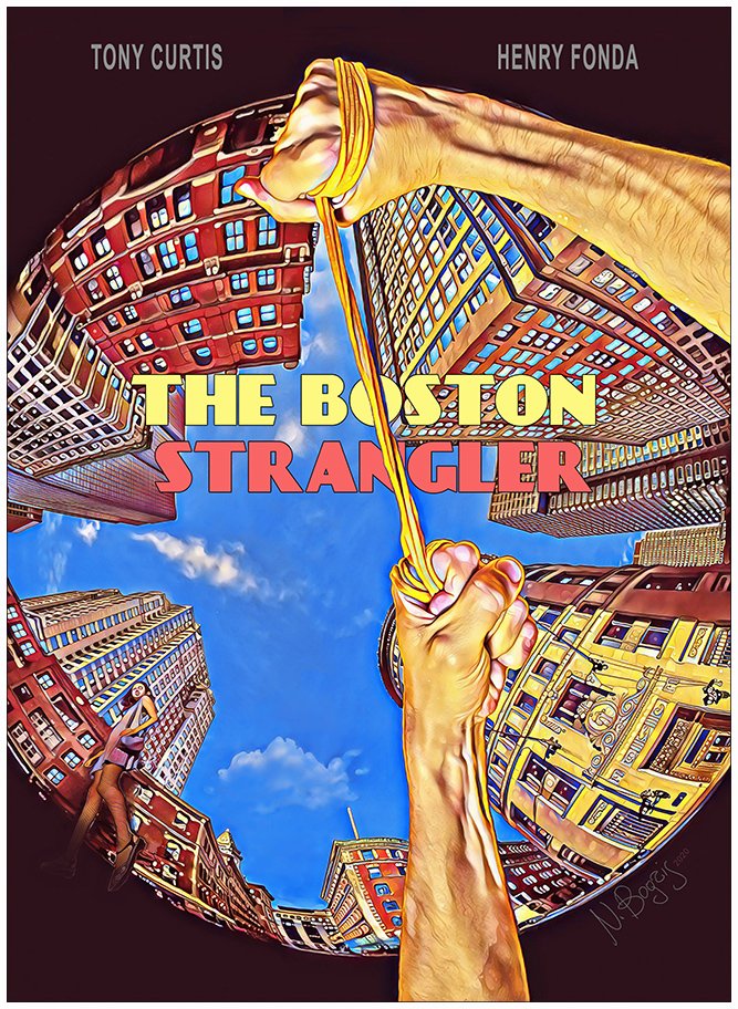 The Boston Strangler (1968) . Alternative poster for the Richard Fleischer #film. . #TheBostonStrangler #Illustration #페인트등 #Design #filmposter #art #artist #Painting #drawing #artwork #movie #Illustrator @BogrisNikos #painter #BostonStrangler #poster #prints #TonyCurtis