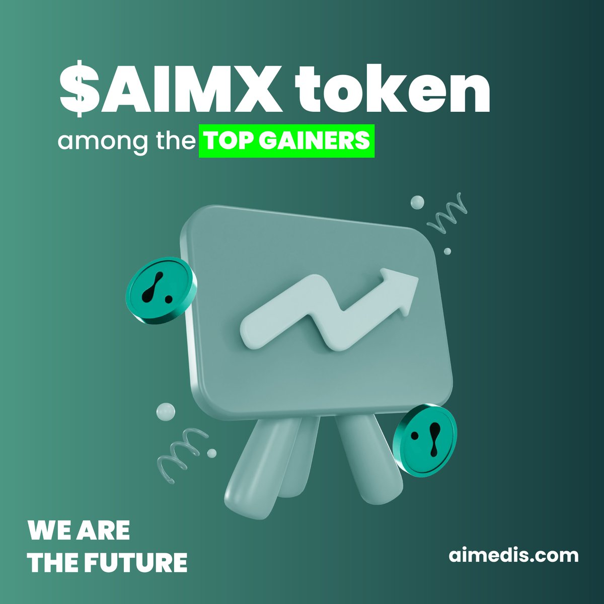 AimedisGlobal's tweet photo. In case you haven't noticed. 😎

$AIMX token was among the TOP GAINERS in the previous days. 🚀

Bullish thread 1/5 🧵 https://t.co/kBMsHpWebX