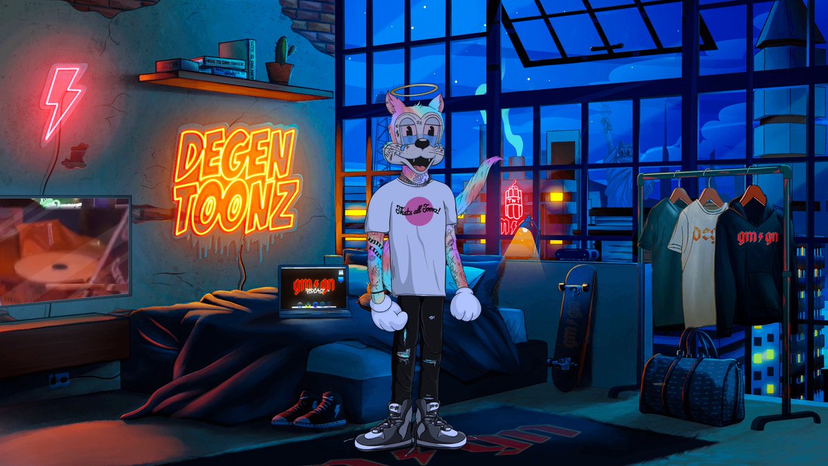 My movers decided to take their sweet time and got lost in the hills …. But they made it out alive and I’m finally settled in 😌🧨  … Now, Who’s in the neighborhood #Toonz? 😝 <a href="/DegenToonz/">Degen Toonz</a> #ToonzLoftz