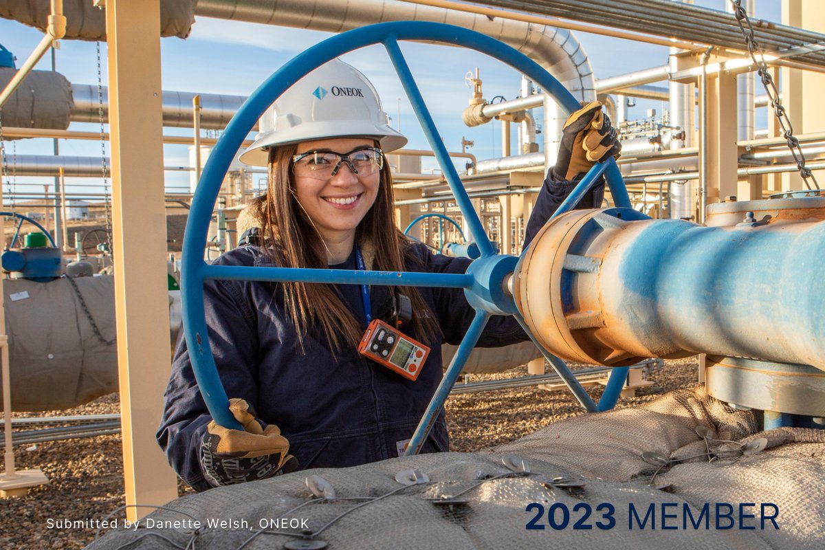 Congratulations <a href="/ONEOK/">ONEOK</a>, selected as the 2023 NDPC Membership Photo winner!
The photo was submitted by Danette Welsh, ONEOK. Featured in the image is Shelby Bruins, Supervisor- Plant Operations.
Thank you to all who submitted photos this year!