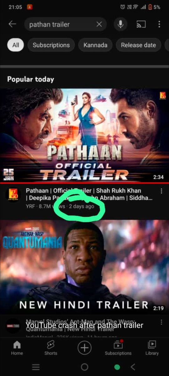 kartikk908's tweet photo. Dil se pathaan 🔥♥️
@iamsrk
@deepikapadukone
@TheJohnAbraham
@yrf
#Pathaan #PathaanTrailer #ShahRukhKhan𓀠 #FirstDayFirstShowPathan #FDFS #YRFSpyUniverse #YRF50 #DeepikaPadukone #srkian #youtubecrash https://t.co/cTNjwIwyeD