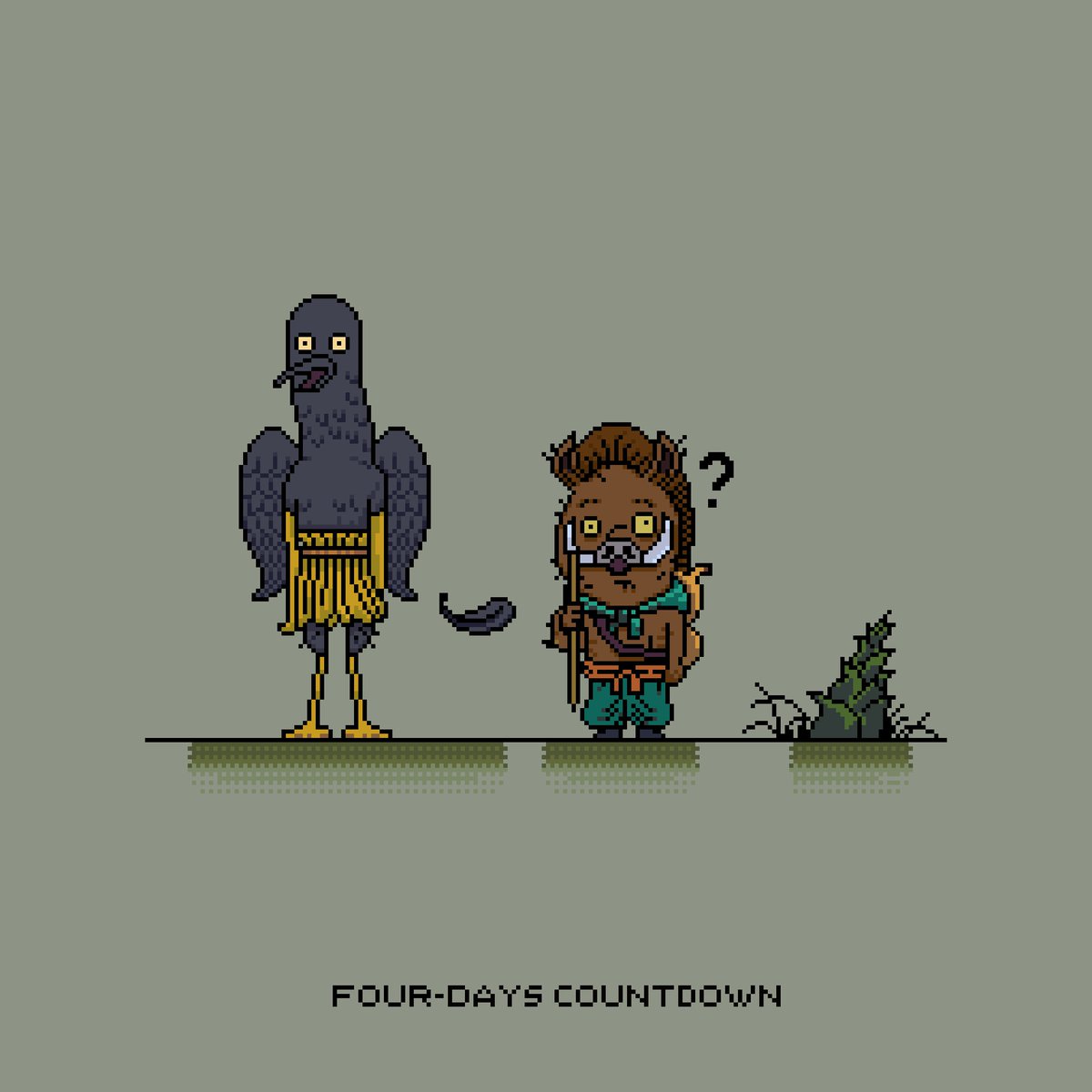 WorldView_85's tweet photo. #pixelart #ドット絵 
🐗🍃🦅 https://t.co/zXKDWdlM8Y