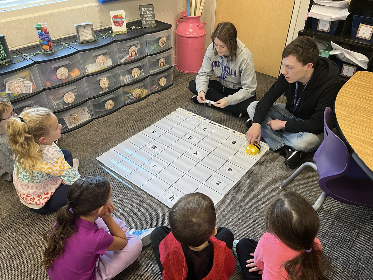 Thanks Mrs. Hilbert for allowing our Teacher Academy students to come down and teach about the <a href="/BeebotCo/">BeeBot.co</a> to your class!