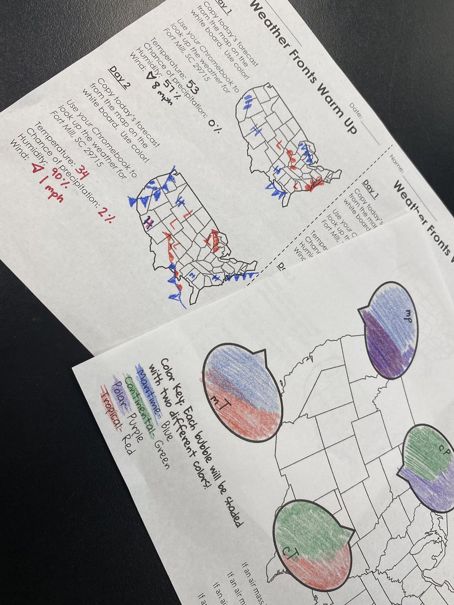 Don’t mind me just training some future Meteorologists!! #careerconnections #weatherIQ #MiddleSchoolScience @wxbrad @FortMillSD #yotes 💚💙💚💙