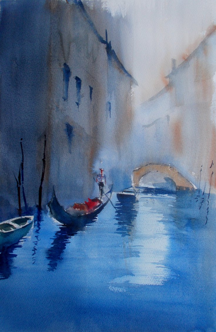 artfinderlatest's tweet photo. Venice 104 by @GiorgioPilota #watercolor #painting #art https://t.co/jhytLE4cap @artfinder https://t.co/WXvKYx0Rkt