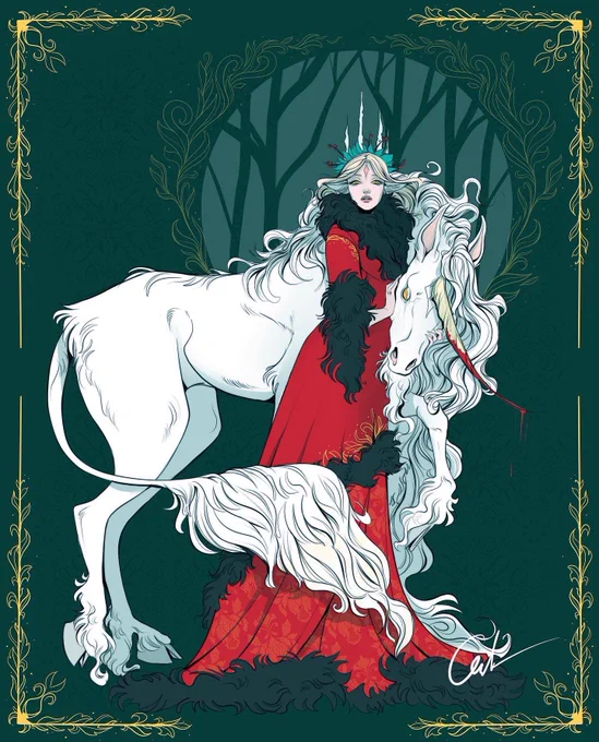 Hello #PortfolioDay !!My name is Ashleigh! I like to draw pretty ladies and fantasy creatures 