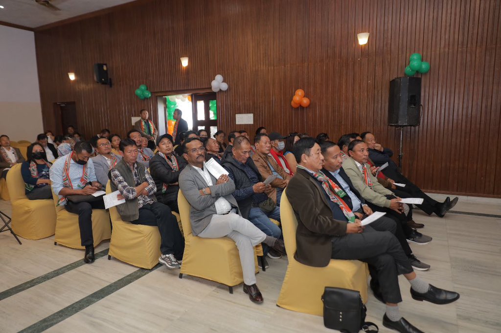 gkzhimomi's tweet photo. Attended Congress Leadership Meeting organised by @INCNagaland today at Dimapur which was held in the august presence of Sh @MukulWasnik, Sh #FranciscoSardinha @MohanPrakashINC @DrJayakumarMP @SanjaySDutt @RanajitSpeaks @kewekhapetherie @klchishi https://t.co/wTYI7beO1e