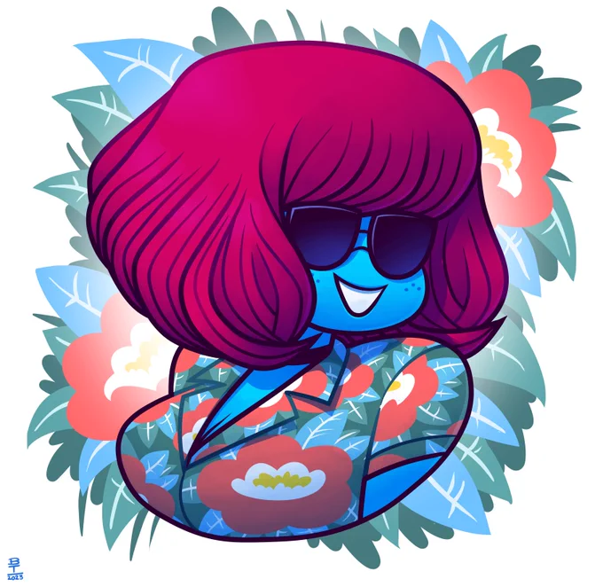 Felt like drawing something summer-y... 