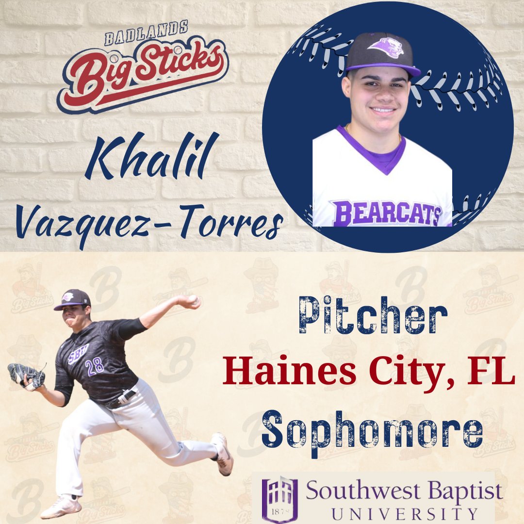 🚨Player Release🚨

It’s time to announce another player for the 2023 season!
Welcome Khalil, @Khalilvazquez!

Learn more about Khalil here: bit.ly/3QykFKA
#stixnationnd
<a href="/ILBTweets/">Independence League</a>
@sbu_baseball