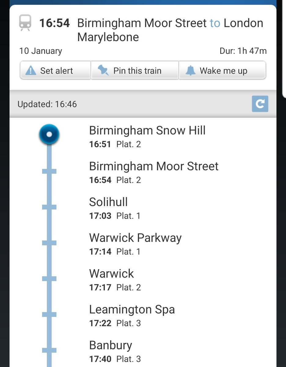 emmyrrh's tweet photo. @nationalrailenq Missed my train to Banbury because Moor Street was advertising the 16.54 as departing from platform 2 and it pulled up to platform 1 with no announcements. https://t.co/Lx96nEDp2v