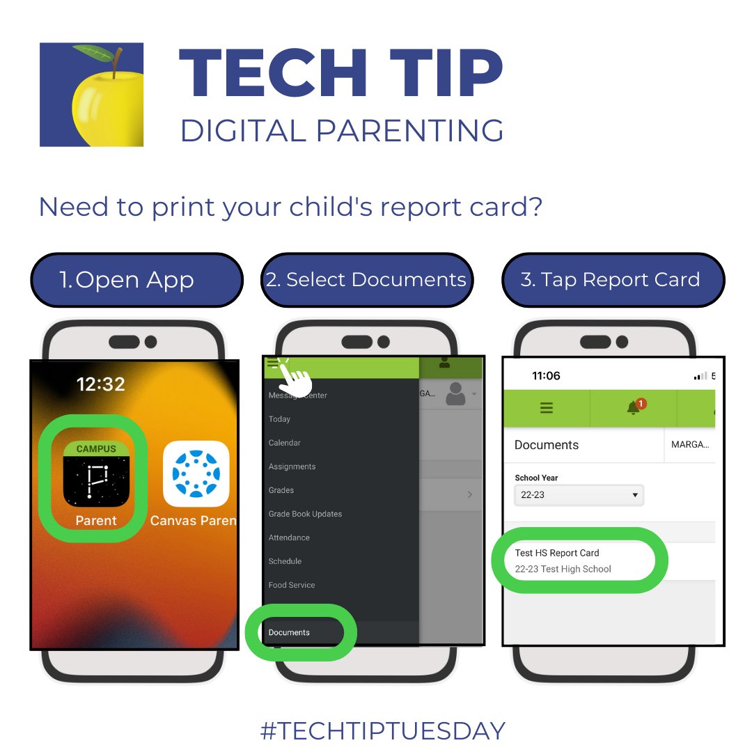 rlascusd116's tweet photo. Printing your child's report card is a very easy task. Follow the steps below!
#TechTipTuesday116 https://t.co/aHQKtgWf1R