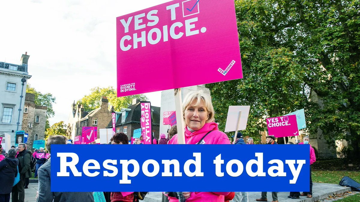 📢📢📢 
Last chance to have your say on assisted dying.

Parliament's consultation closes on the 20th January.

dignityindying.org.uk/take-action/re…