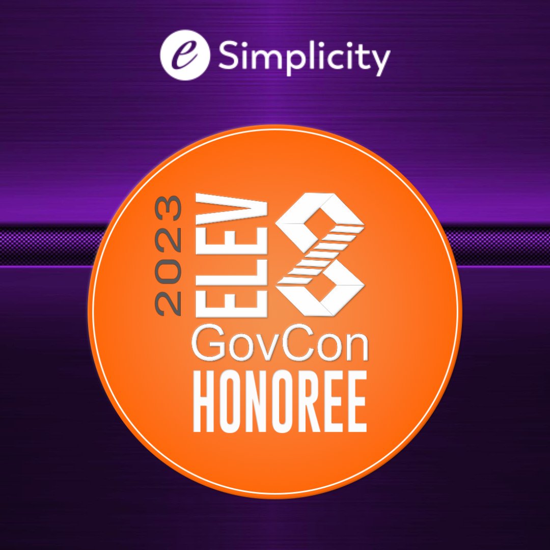 We are honored to be recognized as one of the 2023 Elev8 GovCon Honorees selected by OrangeSlices AI.  

Click here to see the full list of honorees lnkd.in/g3yBk6aX.

#elev8govcon #DoingItRight #eSimplicity #Telecommunications #HealthcareIT #DigitalServices #ThankYou