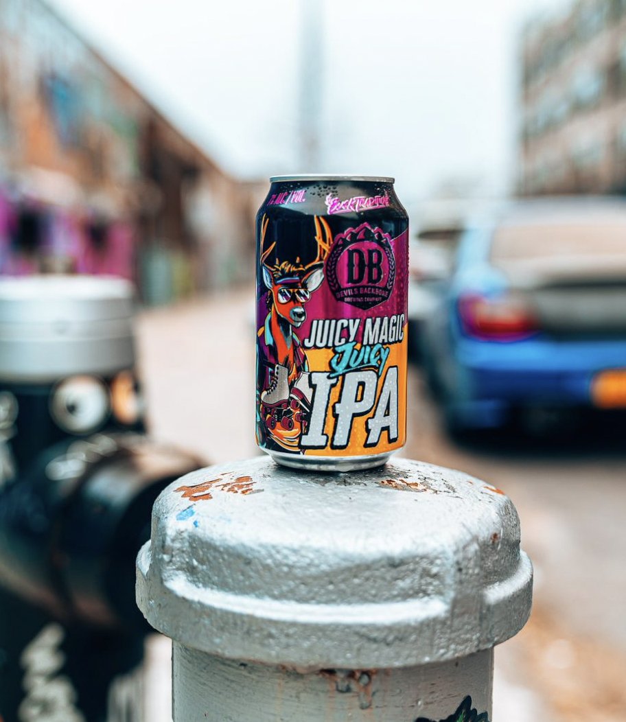 dbbrewingco's tweet photo. Not sure how we managed to squeeze a whole tropical forest of juice in this can, but we did. You're welcome.

#JuicyMagic #BuckTradition #DevilsBackboneBrewingCompany #DrinkOutdoorsTogether https://t.co/dcyGd2FEjd