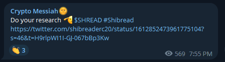 ShibreadERC20's tweet photo. The goat himself is on our side @1goonrich
https://t.co/eZKHNesTYh
$SHREAD #SHREAD #ETH https://t.co/RXVMS2WMVX