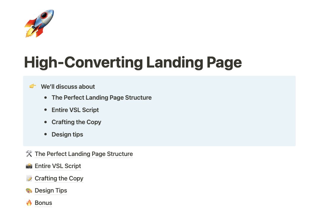 abu_hamza_web's tweet image. I created a Notion doc on How to Build a High-Converting Landing Page on Carrd that can help you get qualified leads.

With some bonus tips..

It doesn’t matter if you sell a $500 or $100,000 service, this works.

RT and comment "Send"
and you'll receive a DM

(Must be FOLLOWING)
