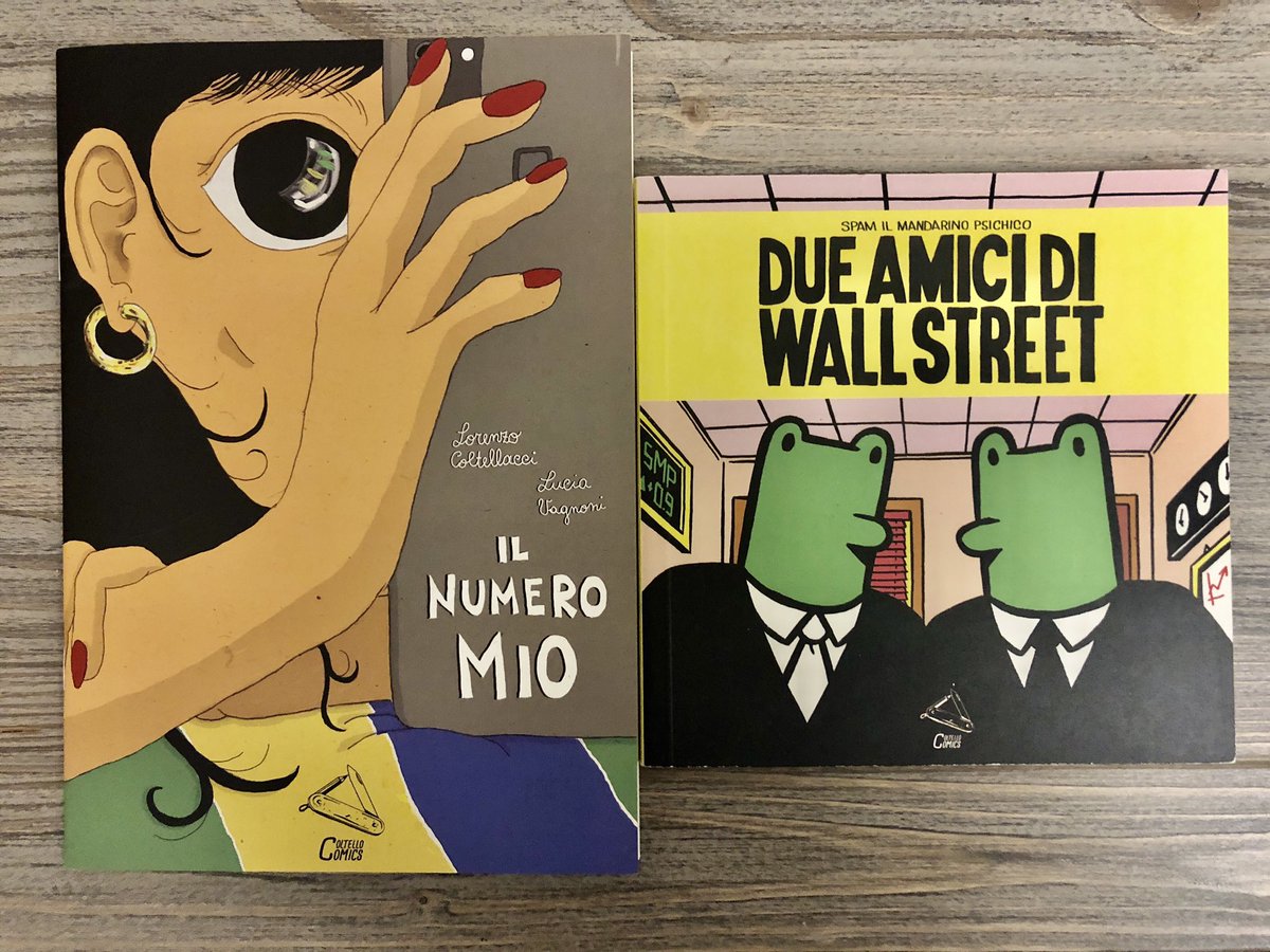 nerditudine's tweet photo. Arrivi da #coltellocomics #ilnumeromio #dueamicidiwallstreet https://t.co/3U8tVlm3ww