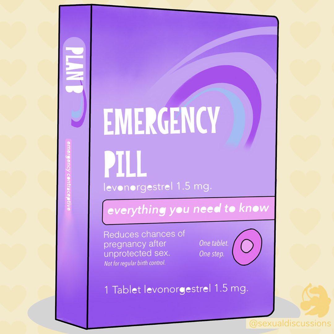 PPFA's tweet photo. Friendly reminder: Plan B One-Step works before the release of the egg from the ovary and will not work if you’re already pregnant. Plan B is NOT an “abortion pill” – despite what anti-abortion advocates may say. ✌️
 
🎨: @sexualdiscussions https://t.co/RTAY242b4J