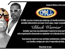 #Lamentable #LuchaLibre #BlackWarrior #cmll