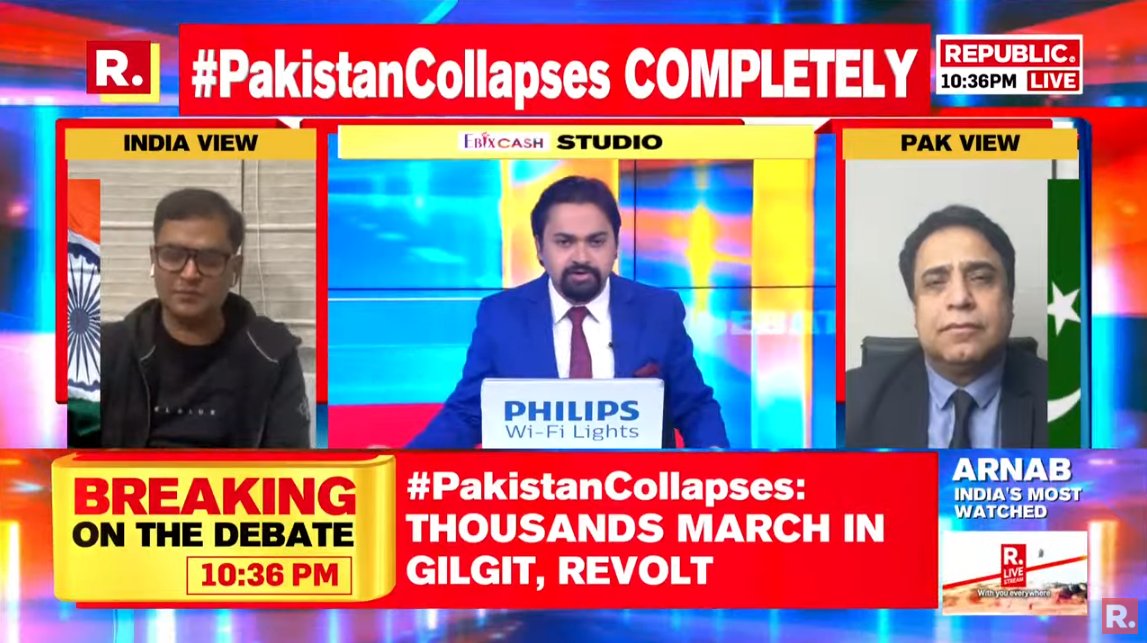 republic's tweet photo. #PakistanCollapses | There are problems in Pak but it's being exaggerated: Hamid Khan, Strategic Affairs Expert https://t.co/HbKDYgaNDs https://t.co/1uP2oUc1KT