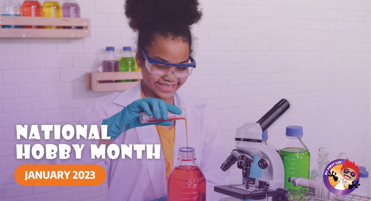MyFirstLab's tweet photo. Pick up a new passion 🔬 with My First Lab for #NationalHobbyMonth! 

#Science experiments aren’t just for school or the workplace. 

Explore our top science 🧪 products here:  
https://t.co/zikk2finXM  

#MyFirstLab #STEM #STEMEducation https://t.co/XBWU9T2LDg