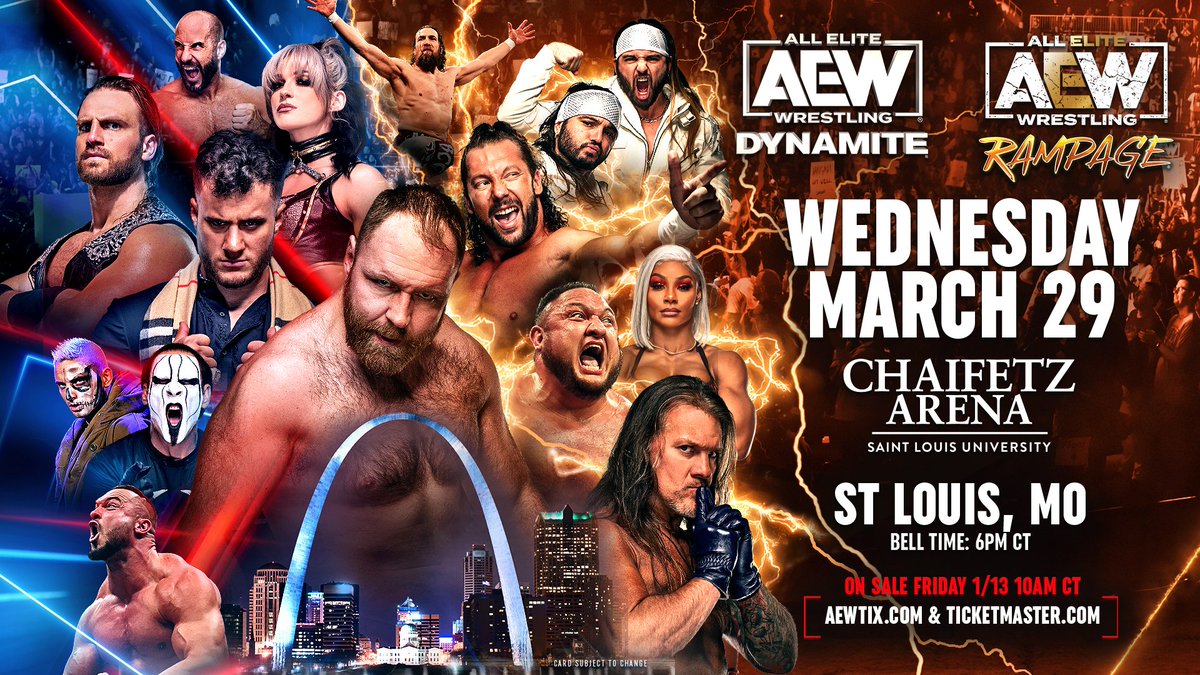 All Elite Wrestling on Twitter "📣 ST. LOUIS, MISSOURI! AEW returns to