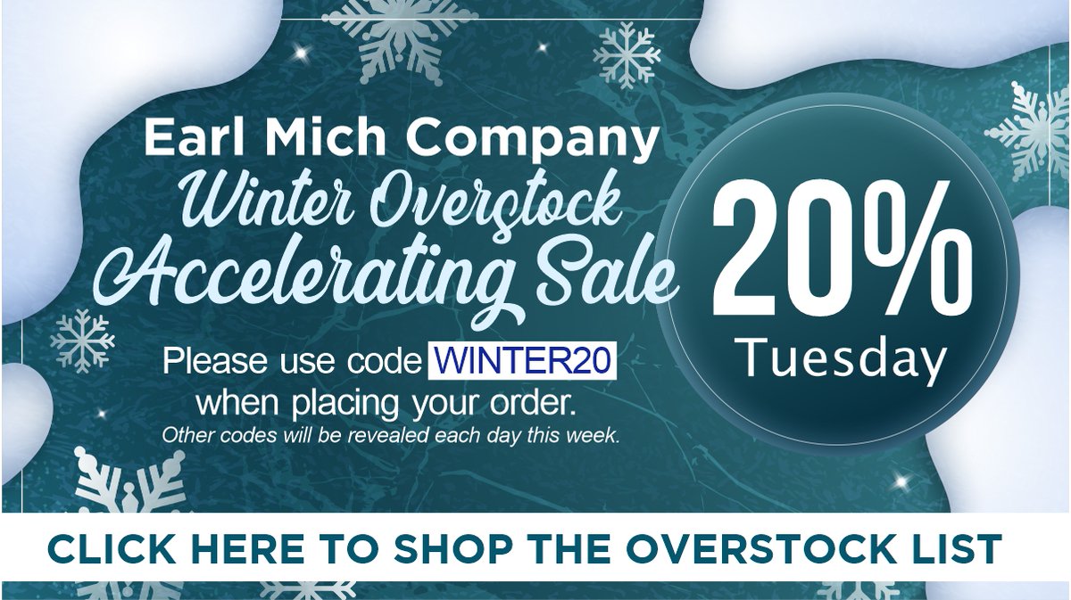 Today is the day! Our Accelerating Sale is LIVE! You can get to the regular overstock, heat transfer overstock and our new substrates overstock on our website!  earlmich.com