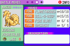NesuimaruVul's tweet image. Everytime I get a Vulpix and it is a girl, I have Her Kushina. Yes, I am a Dweeb #Kushina#EmeraldaAgain #Ninetails #PokemonEmerald #MtPyre #Bold