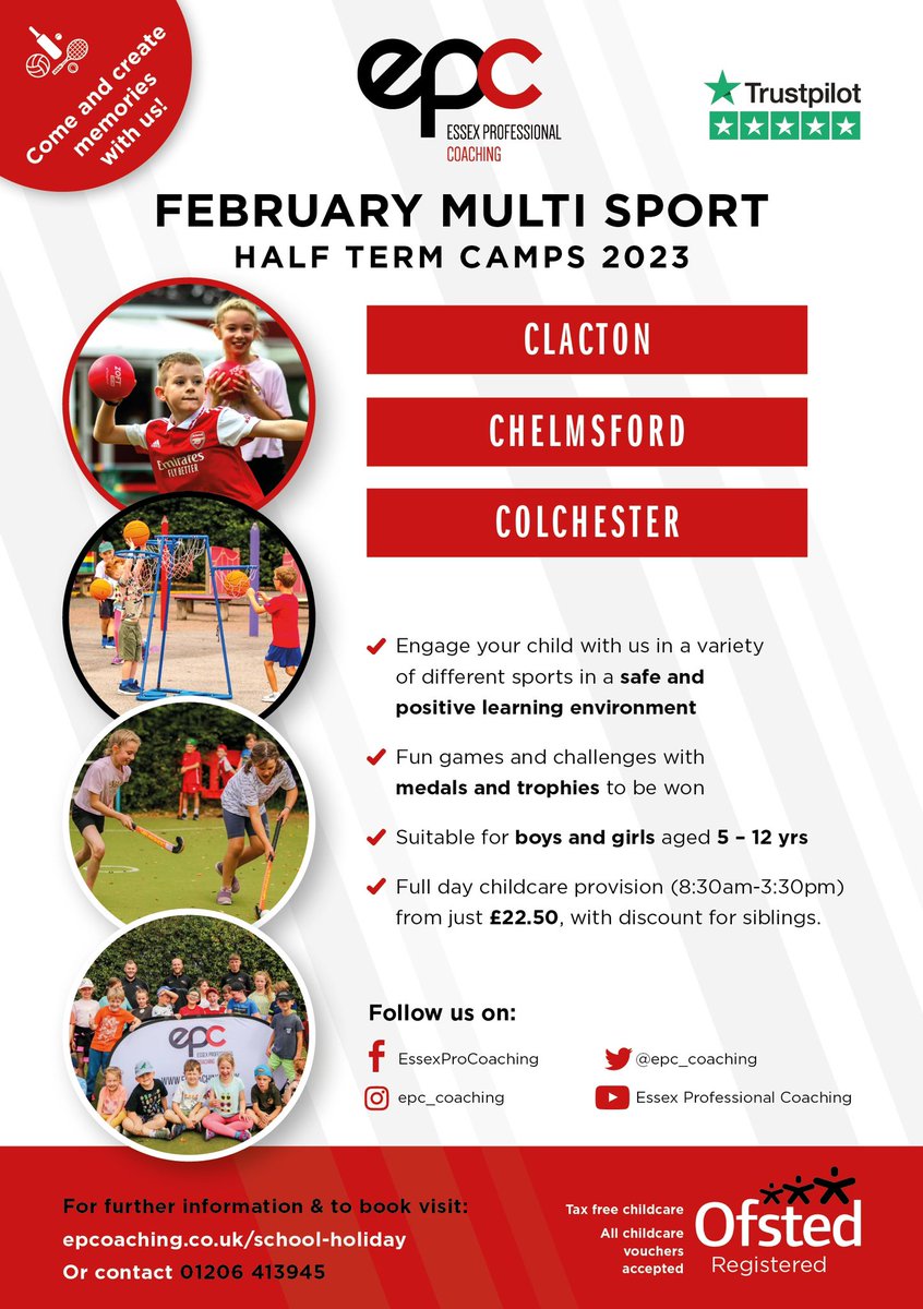 Essex Professional Coaching | Holiday Activities tweet media