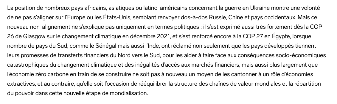 "Diplomatie environnementale : points de bascule entre l’Europe et les nouveaux non-alignés" 

Un article de <a href="/SebastienTreyer/">Sébastien Treyer</a> à retrouver dans le  n°3 de la revue <a href="/GREEN_GEG_org/">GREEN</a> "Après la #COP27 : géopolitique du Pacte vert", dirigé par 
<a href="/LaurenceTubiana/">Laurence Tubiana</a>
👉geopolitique.eu/articles/diplo…