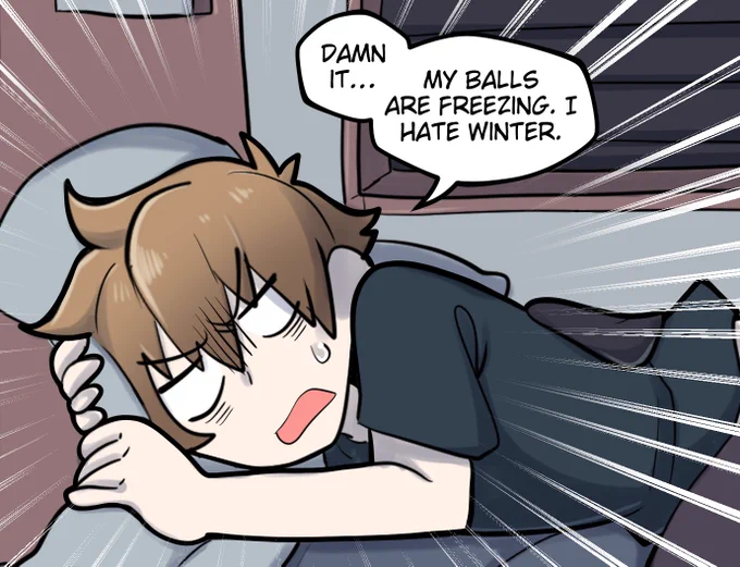 Daily Life of an Office Worker with an Abnormally Large Cock and Balls [2/3] 