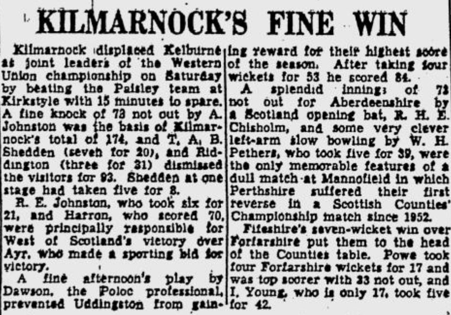 ScottyCricket's tweet photo. #Season1954 #Saturday5June Radio broadcast from #Kirkstyle of @KCC1852 v @AllAboutKCC The match was won by @KCC1852 @WDCUcricket @dougiewylie1973 @weecol @jim_h_65 https://t.co/TDlNxSjlMe