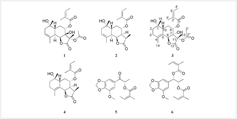 plamed_journal's tweet photo. Original Paper:
#Sesquiterpene #Lactones with #Astrodaucane Skeleton from Astrodaucus orientalis
📎 https://t.co/fcBDqNzXRr
#Apiaceae #Eudesmane #plantsci #medicinalplants https://t.co/e1VcLFzuUr