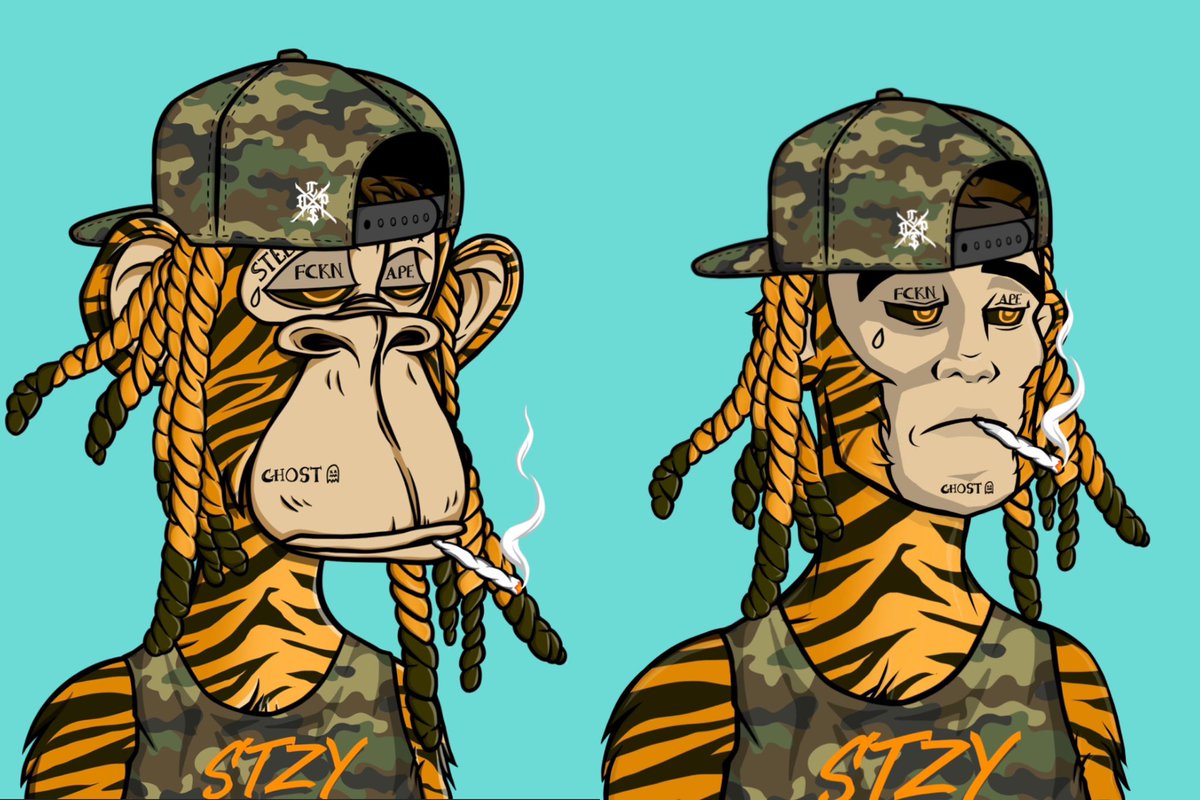 I keep looking at these and I’m like 🤯!! Glad to be part of <a href="/okinalabs/">OKINA LABS</a> because @steezyapegang and <a href="/HMN5_NFT/">HMN5_NFT</a> are giving me life! Don’t forget to get your residency application in ➡️ steezyapegang.io don’t miss your chance to mint some #HMN5 🔥 LFG