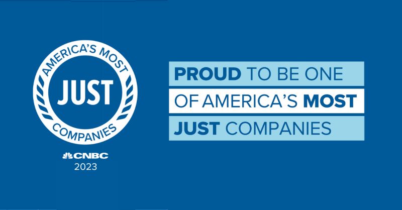 America's most reliable network meets the #JUST100. 🤝 For the second year, we are in the top 10 of JUST Capital's #AmericasMostJUST companies. We're proud to be highlighted for making responsible business 'business as usual' at Verizon. Learn more: bit.ly/3Cz8Aik