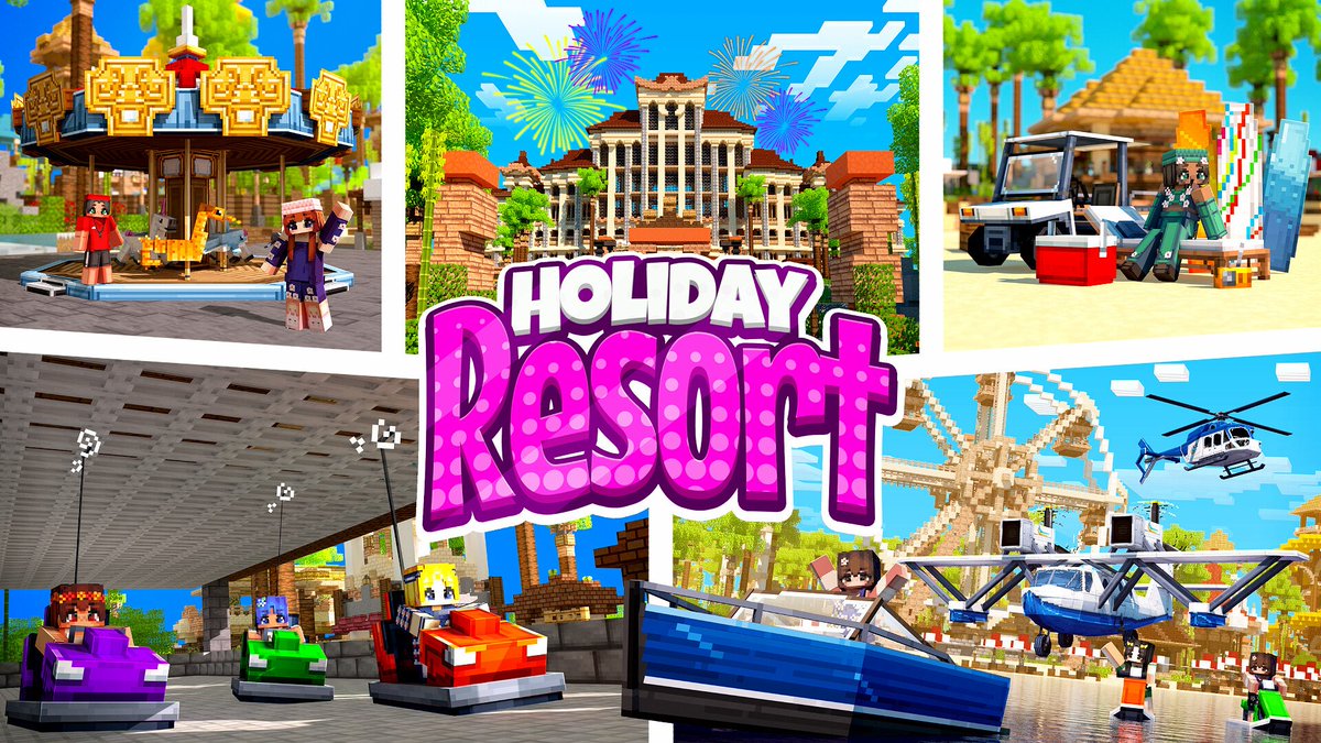 CrackedCubes (@crackedcubes) on Twitter photo IT IS FINALLY HERE! It is time for a holiday! Sit back, relax, and enjoy your escape to an exclusive tropical island resort.
Download FOR FREE as part of the <a href="/MinecraftMarket/">Minecraft Marketplace</a> New Year's Celebration.
→ crackedcubes.co.uk/news/holiday-r…
#minecraft #minecraft建築コミュ #resort #free IT IS FINALLY HERE! It is time for a holiday! Sit back, relax, and enjoy your escape to an exclusive tropical island resort.
Download FOR FREE as part of the <a href="/MinecraftMarket/">Minecraft Marketplace</a> New Year's Celebration.
→ crackedcubes.co.uk/news/holiday-r…
#minecraft #minecraft建築コミュ #resort #free