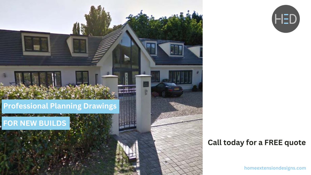 home_extensions's tweet image. We can help your new build project with highly accurate planning drawings and support with building regulations (who necessary). 

Give us a call or visit the website to find out more about our established drawing business.

Our website:
homeextensiondesigns.com 

#hertfordshire