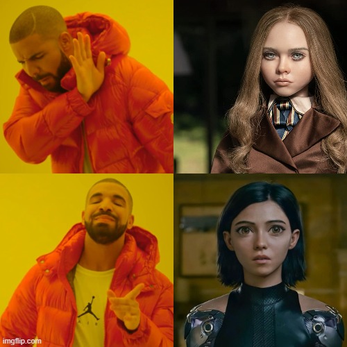 There is no need to say more...👀

Maybe we should give her a chance? 🤔

Maybe <a href="/Disney/">Disney</a> will notice the movie, 
that M3GAN gives Alita more chances after all.

Wish you all a happy 2023 🌠

#AlitaBattleAngel
#AlitaSequel 
#AlitaArmy 
#M3GANMovie