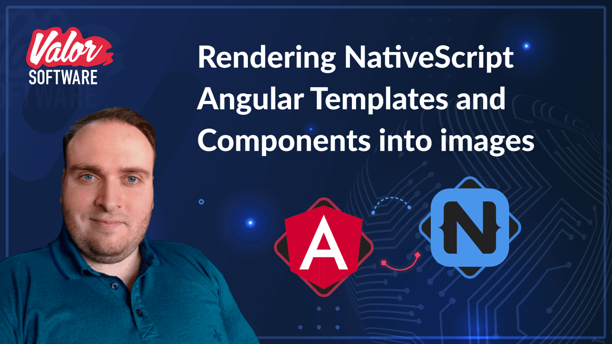 Recently I had some pretty interesting journey when developing a new feature for an app, join me as I work with the internals of Angular, NativeScript and the native platform to generate images from native views that don't even exist anywhere in the app!

dev.to/valorsoftware/…