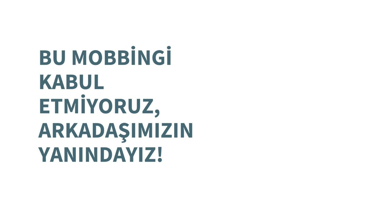 cu_disogrenci's tweet photo. Arkadaşımıza ima edilen suçlamayı kabul etmiyoruz. Daha fazlasını önlemek için mobbinge karşı arkadaşımızın yanındayız! https://t.co/QMtLxCBlpH