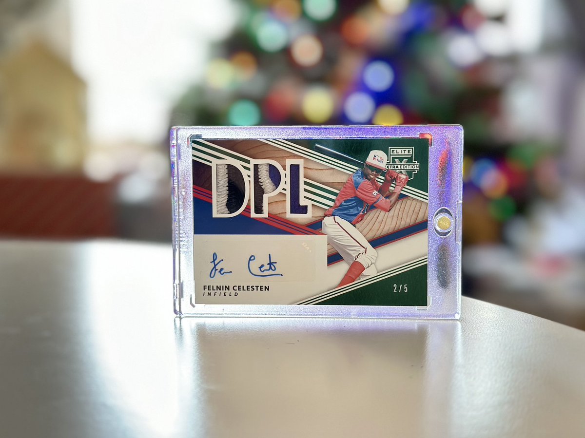 With International Signing Day a week away, I am giving away an autographed jersey-insert Felnin Celesten  card. 2/5.

Arguably the top prospect in the class. Set to sign with the Seattle Mariners on Jan. 15. 

Must follow and RT to be eligible. Winner selected 1/16.