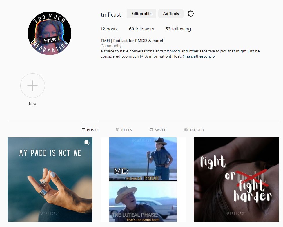 tmficast's tweet photo. My first goal for TMFI is 100 followers on IG! Over halfway there and so stoked to connect and continue to create memes and resource posts. If you follow me there, be sure to share some of the posts to your story if you relate. 🫶 https://t.co/uFccKTZi1O