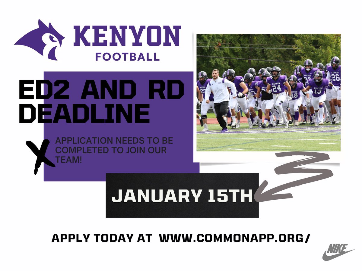 Kenyon Football tweet media