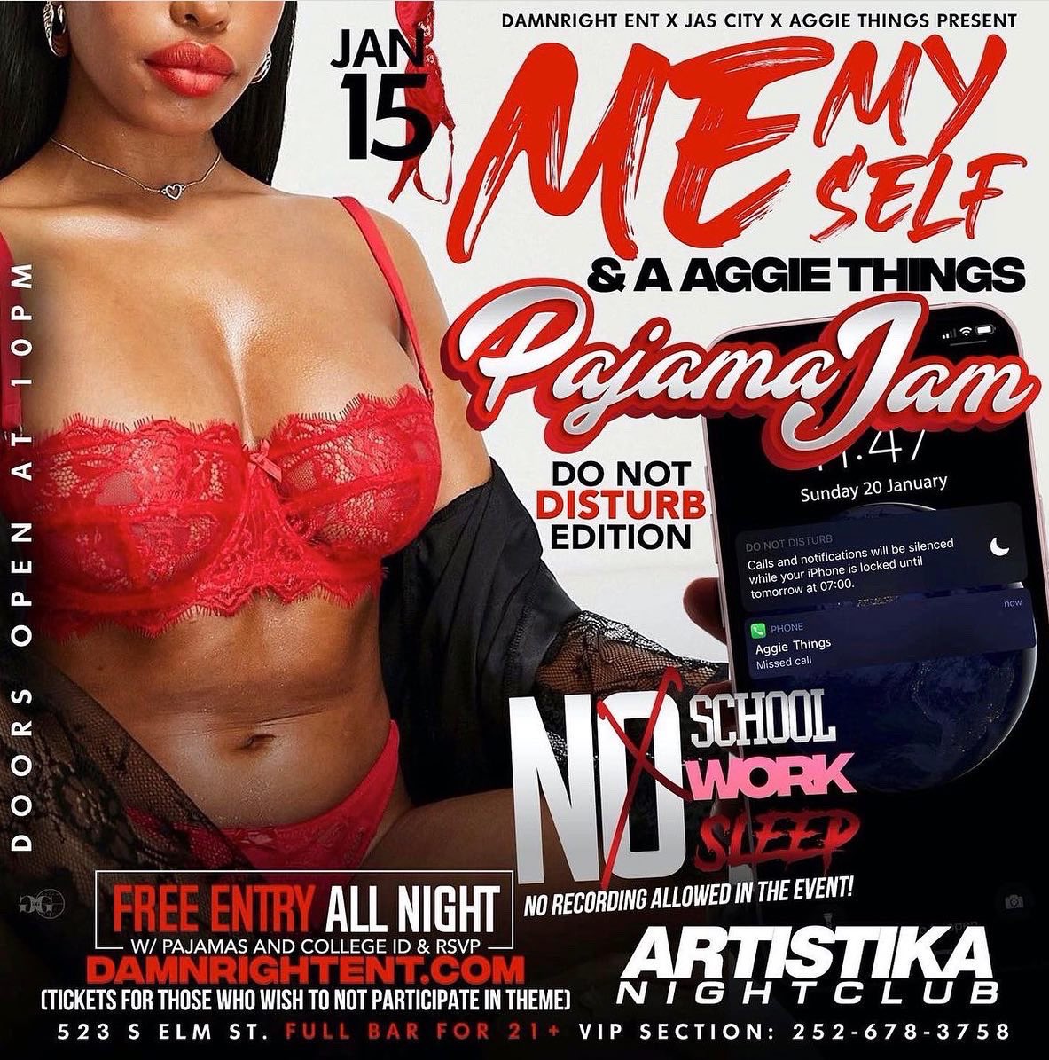TweetsFromNBA's tweet photo. TOLD YALL WE COMING HARD ALL SEMESTER. SO LET GET THE VIBES IN ORDER 😎

MOVES YOU NEED ALL WEEK

Sunday:
#iLOVEMYHBCU
#PajamaJam 
Friday: 
#FratHouseInvasion 
Saturday:
#PrettyGirlPlayground 

🎟: https://t.co/6czKVgSfou
#PartyWithJasCity #NCAT #WSSU #UNCG https://t.co/52tYzhoZ4O